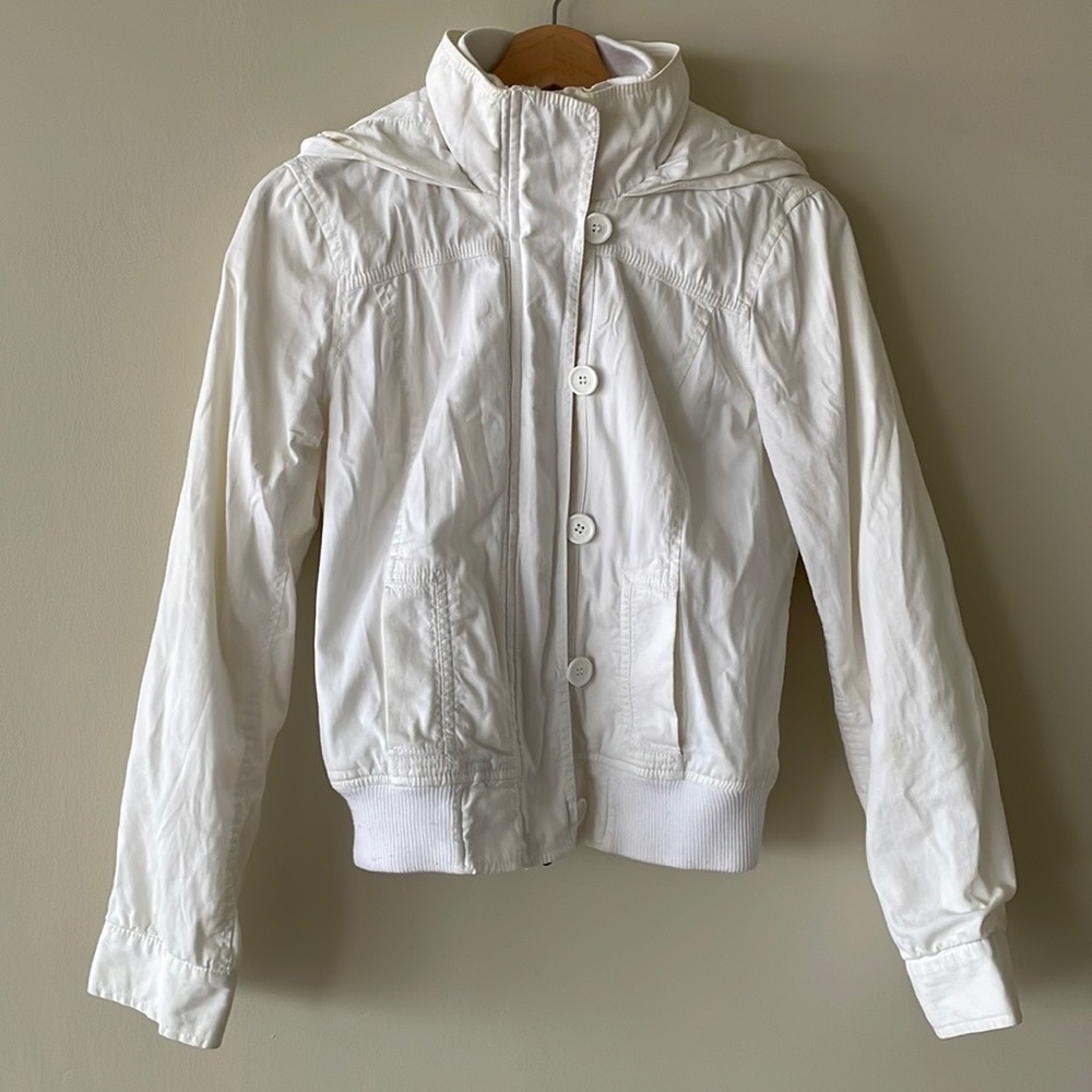 GUESS Women’s Bomber Jacket with hood
